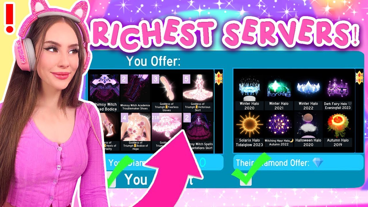 Seeing What People Will TRADE In The RICHEST Royale High Servers In ...