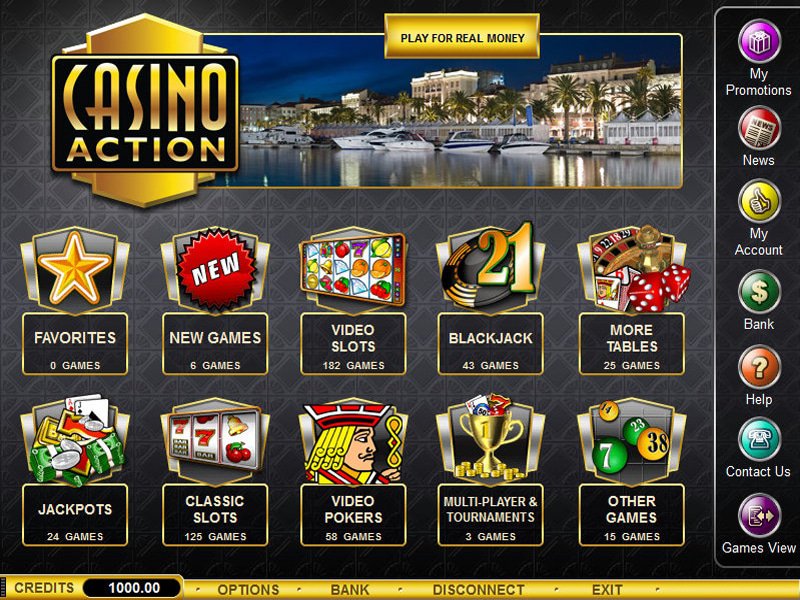 Action Casino: The Casino's Games, Bonuses and Payment Methods