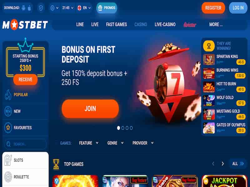 Play Aviator at MostBet online casino - registration