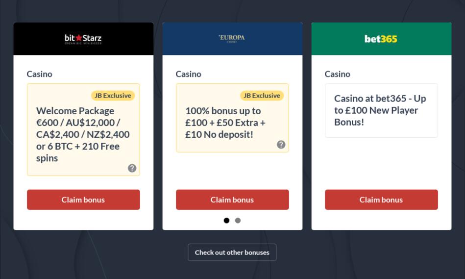 Best Promo Codes for Casinos and Bookmakers 2021