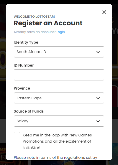 Sign in my lotto account online